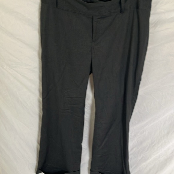 Banana Republic: Gray Martin Fit Boot Cut Dress Pants- 8 - Picture 8 of 16